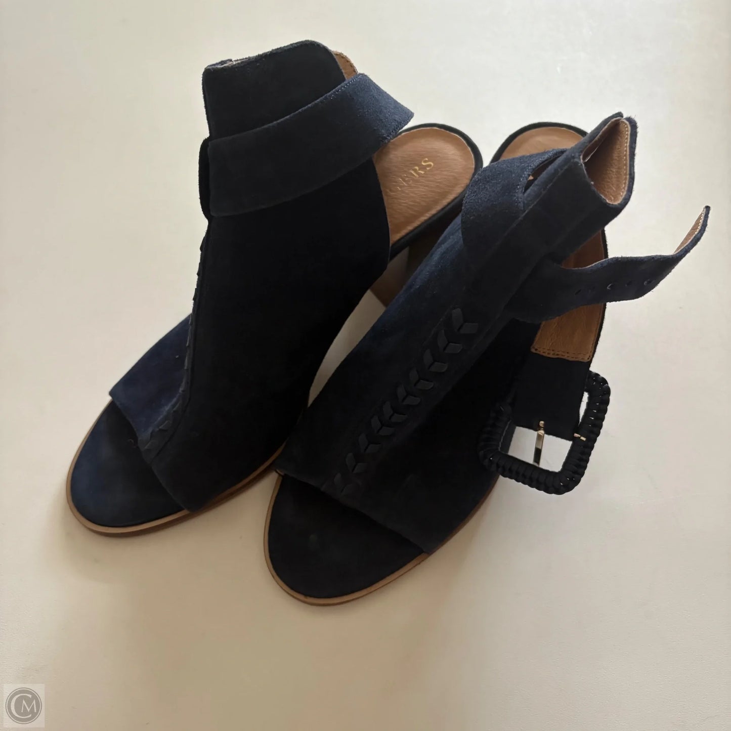 Shoes Heels Block By Jack Rogers In Navy, Size: 9