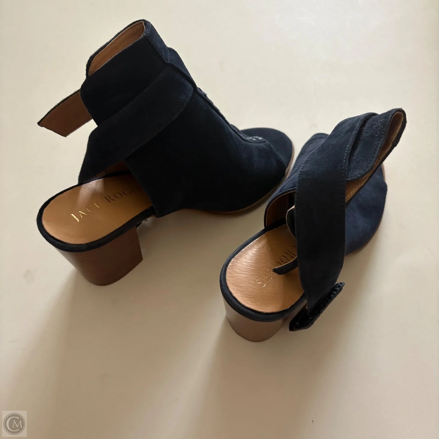 Shoes Heels Block By Jack Rogers In Navy, Size: 9