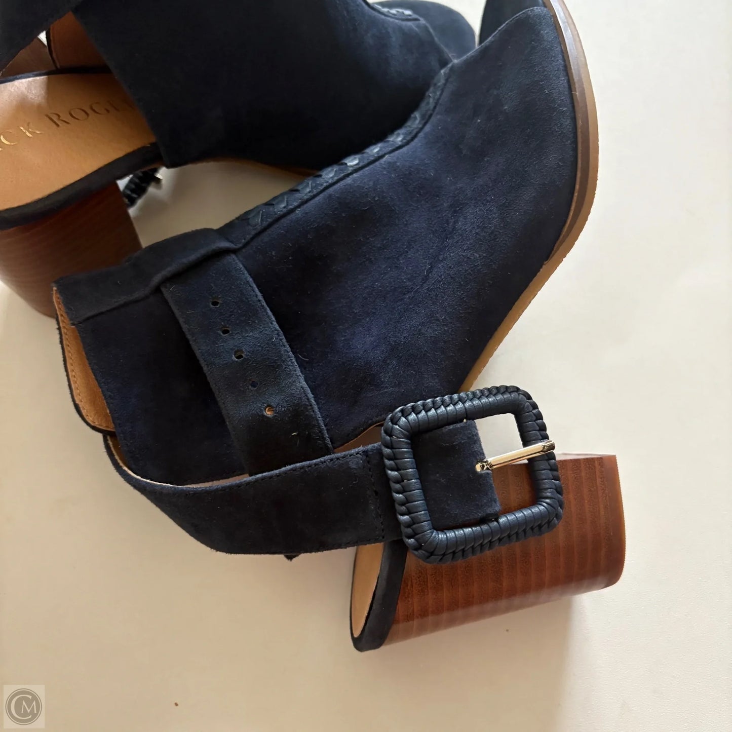 Shoes Heels Block By Jack Rogers In Navy, Size: 9
