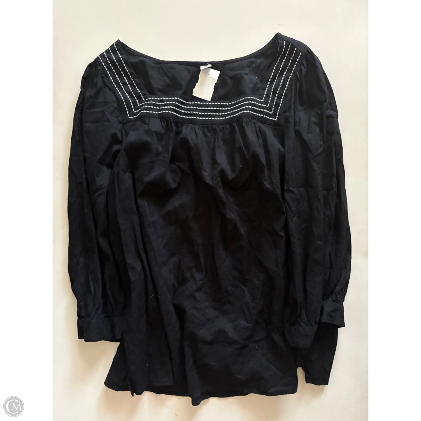 Top Long Sleeve By Old Navy In Black, Size: Xl