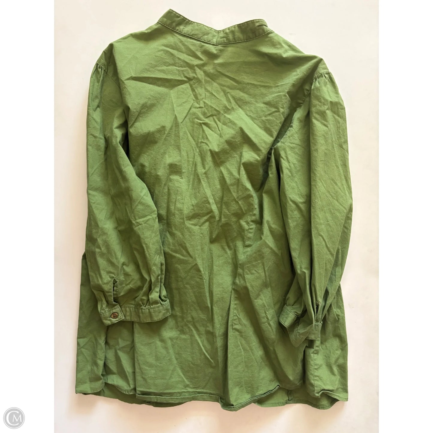 Top Long Sleeve By St Johns Bay In Green, Size: 2x