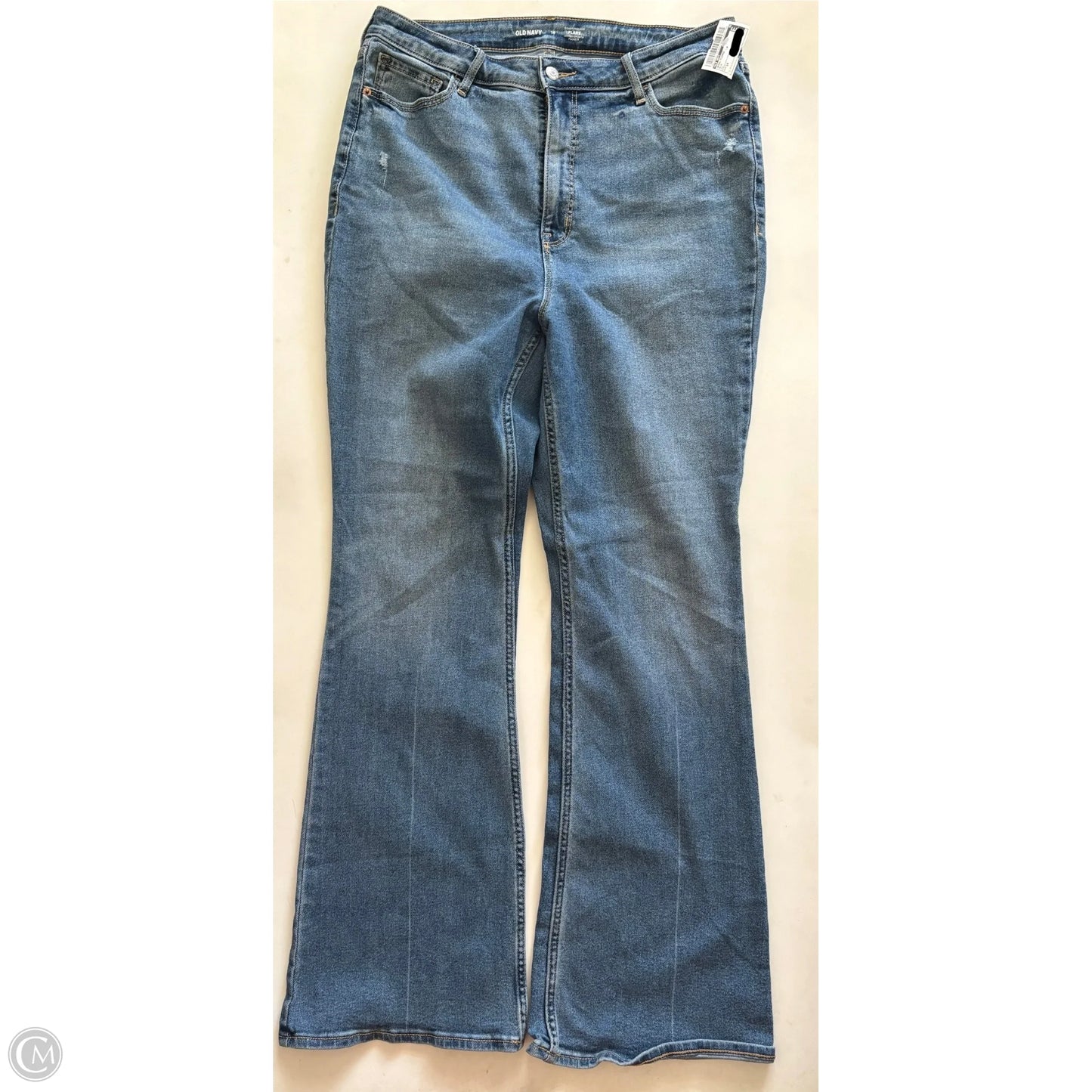 Jeans Flared By Old Navy In Blue, Size: 14