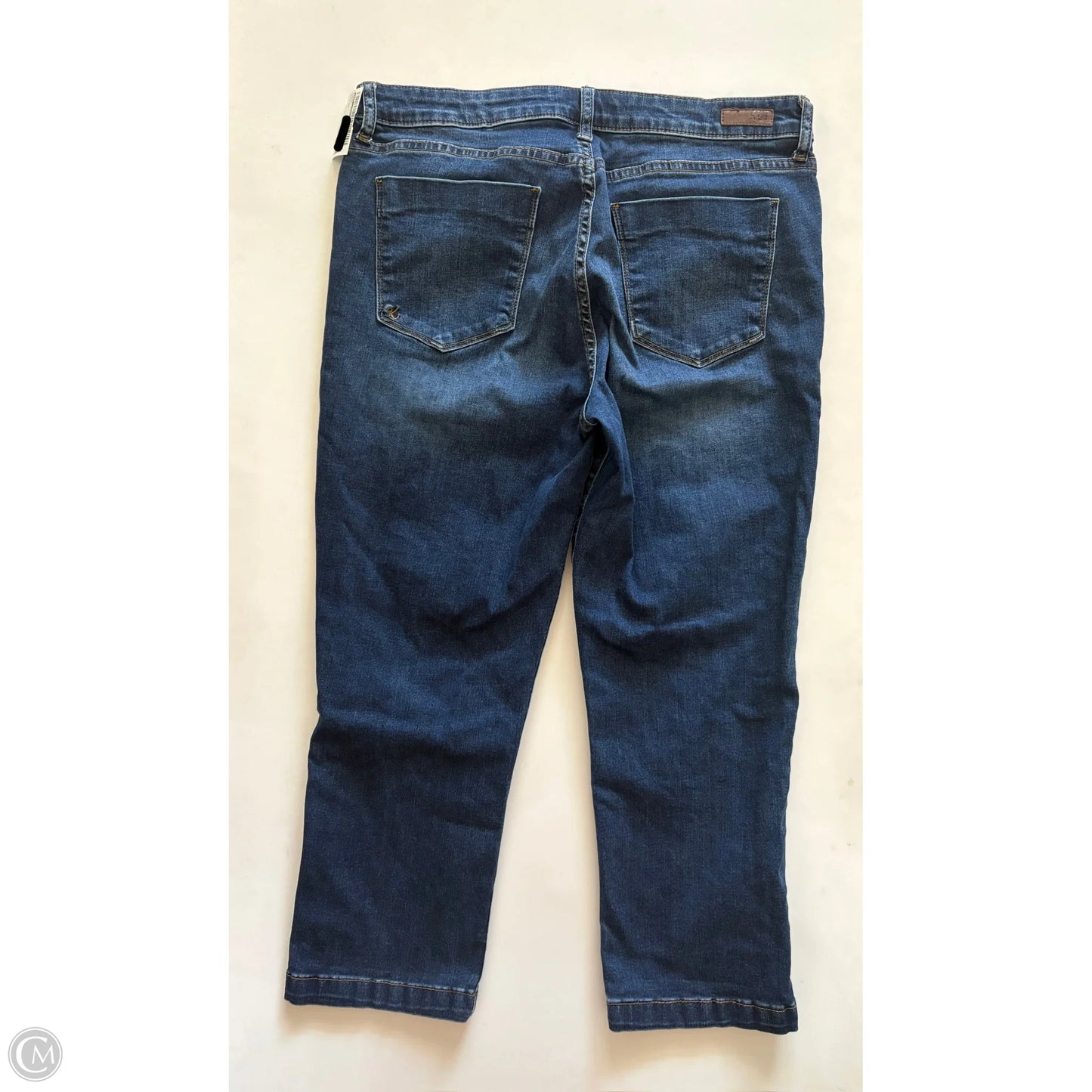 Jeans Straight By Kut In Blue, Size: 14