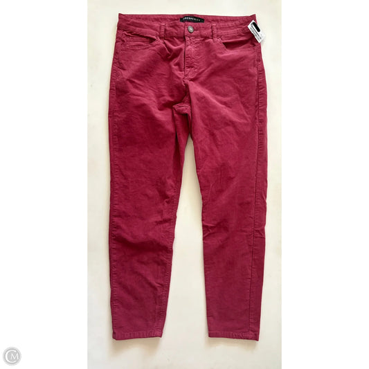 Pants Corduroy By Prosperity In Red, Size: 14
