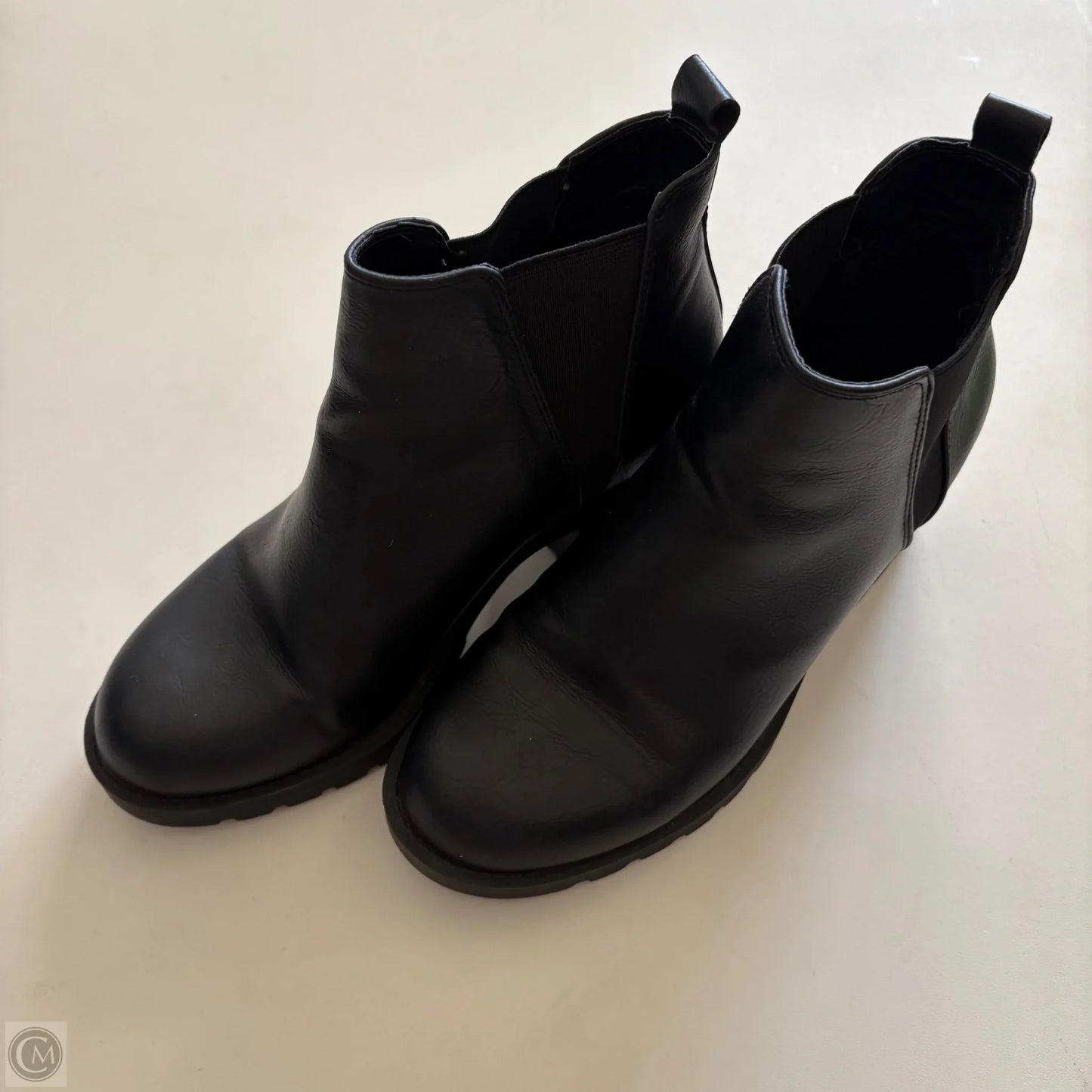 Boots Ankle Heels By Xappeal In Black, Size: 6.5