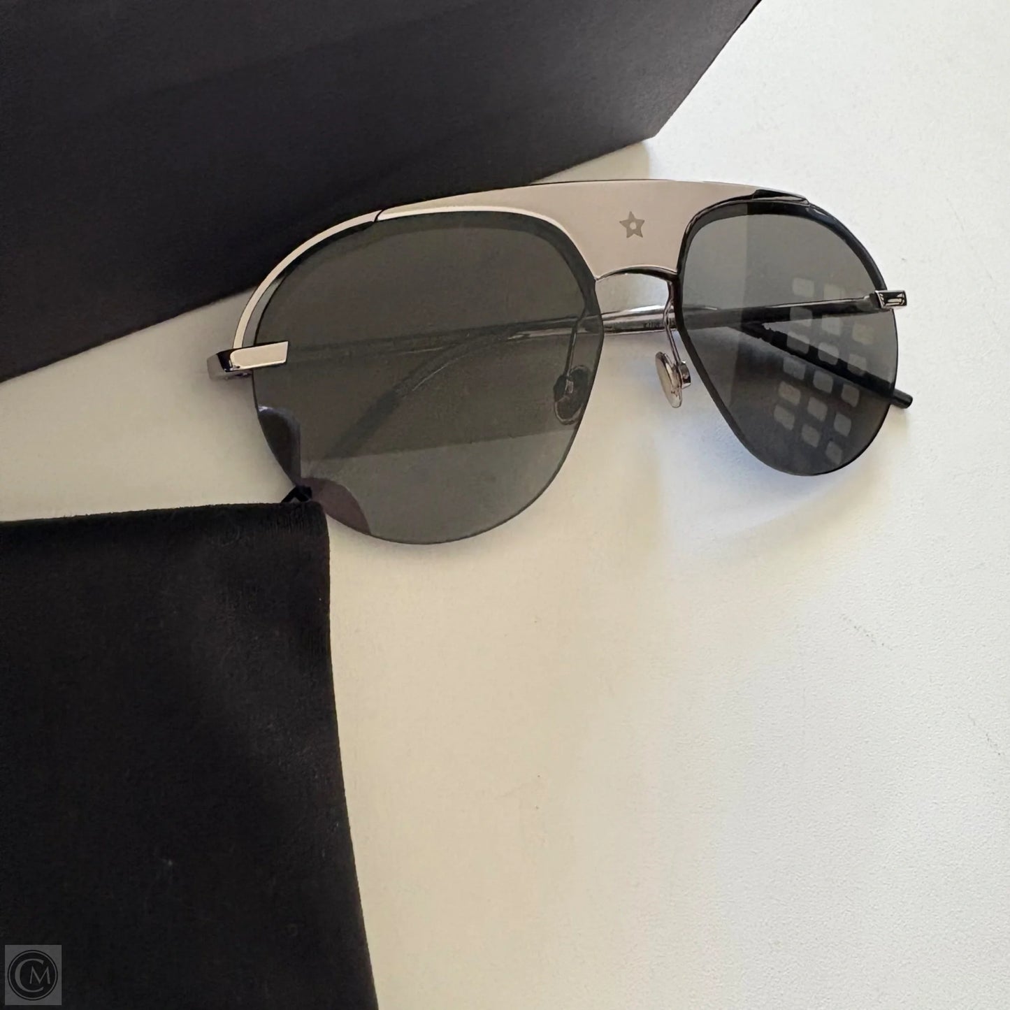 Sunglass Case Luxury Designer By Dior, Size: Medium