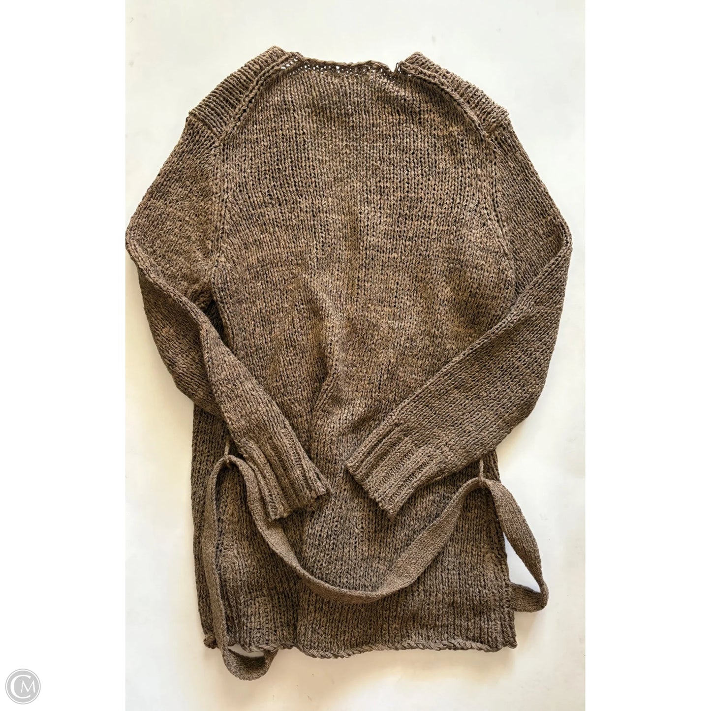 Sweater Cardigan By Vertigo In Brown, Size: Xl
