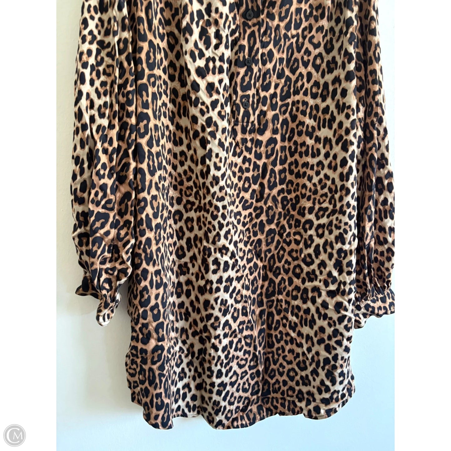 Dress Casual Midi By H&m In Animal Print, Size: M
