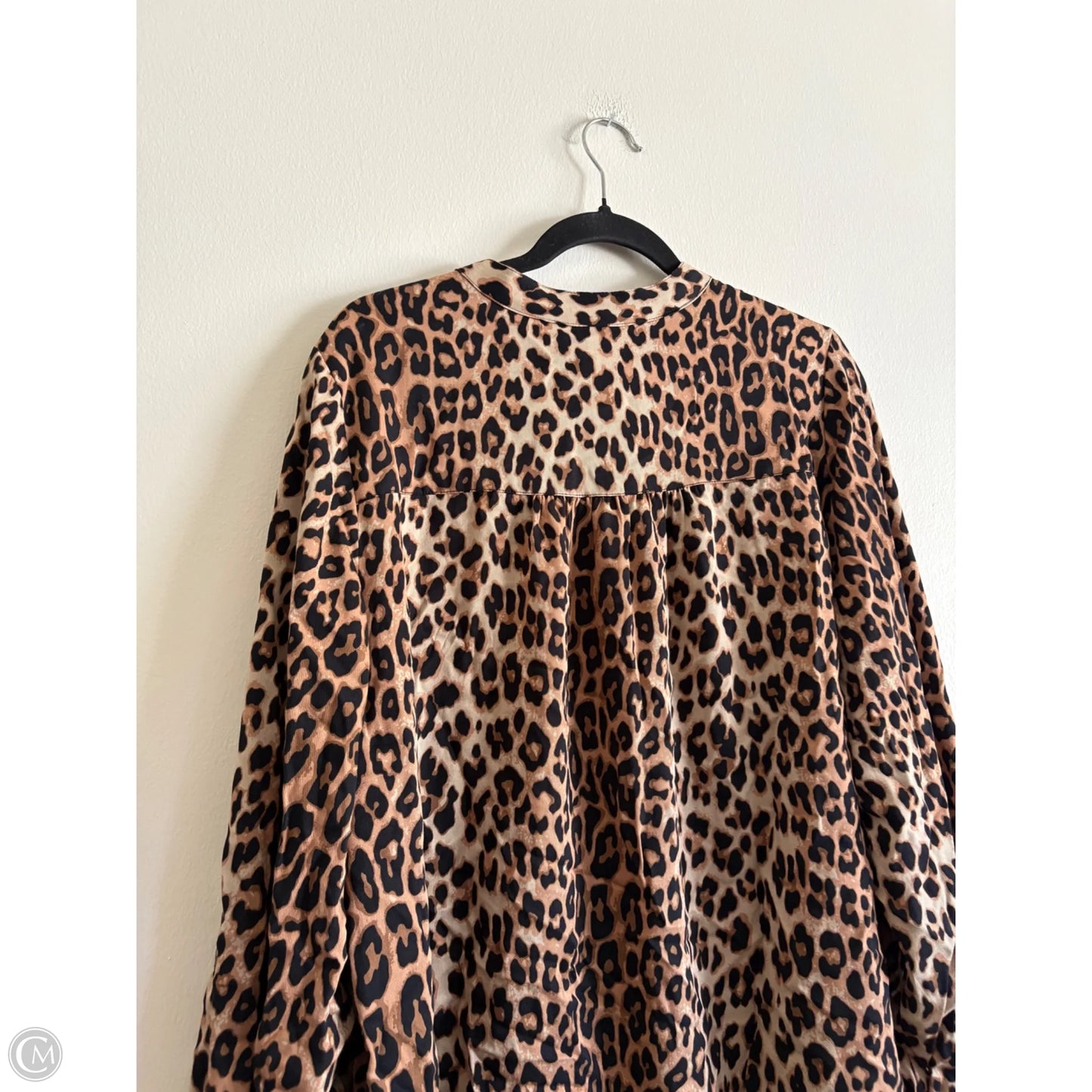 Dress Casual Midi By H&m In Animal Print, Size: M
