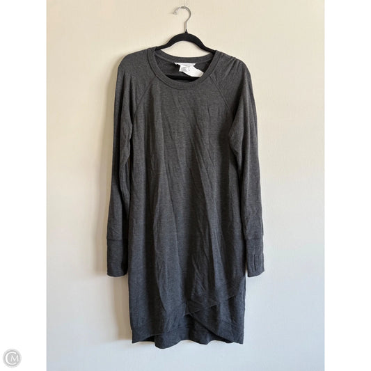 Dress Casual Midi By Workshop In Grey, Size: M