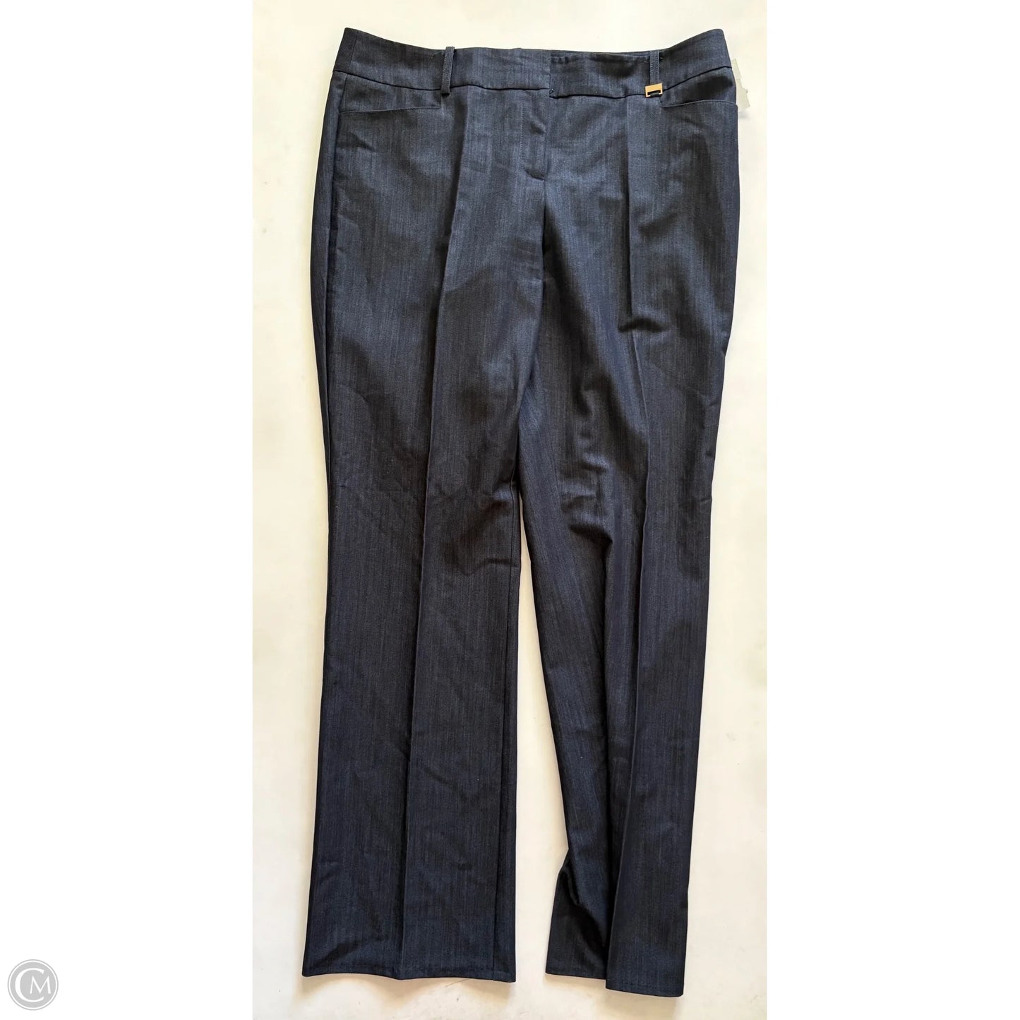 Pants Dress By Anne Klein In Black & Blue, Size: 12