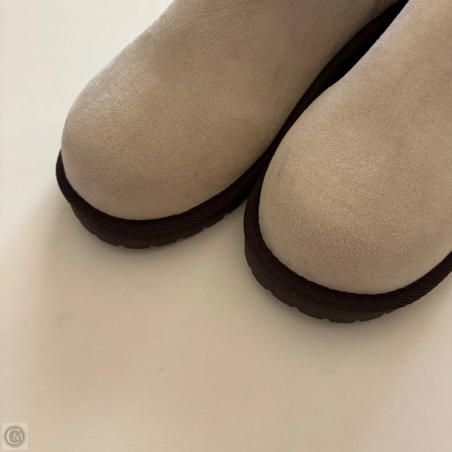 Boots Ankle Flats By Muk Luks In Cream, Size: 10