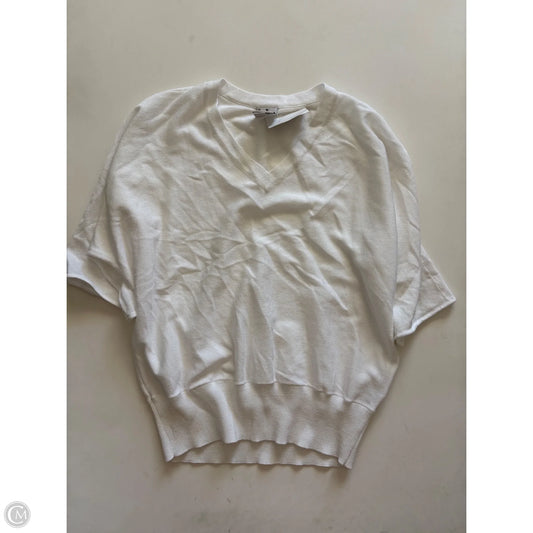 Sweater By Worthington In White, Size: S