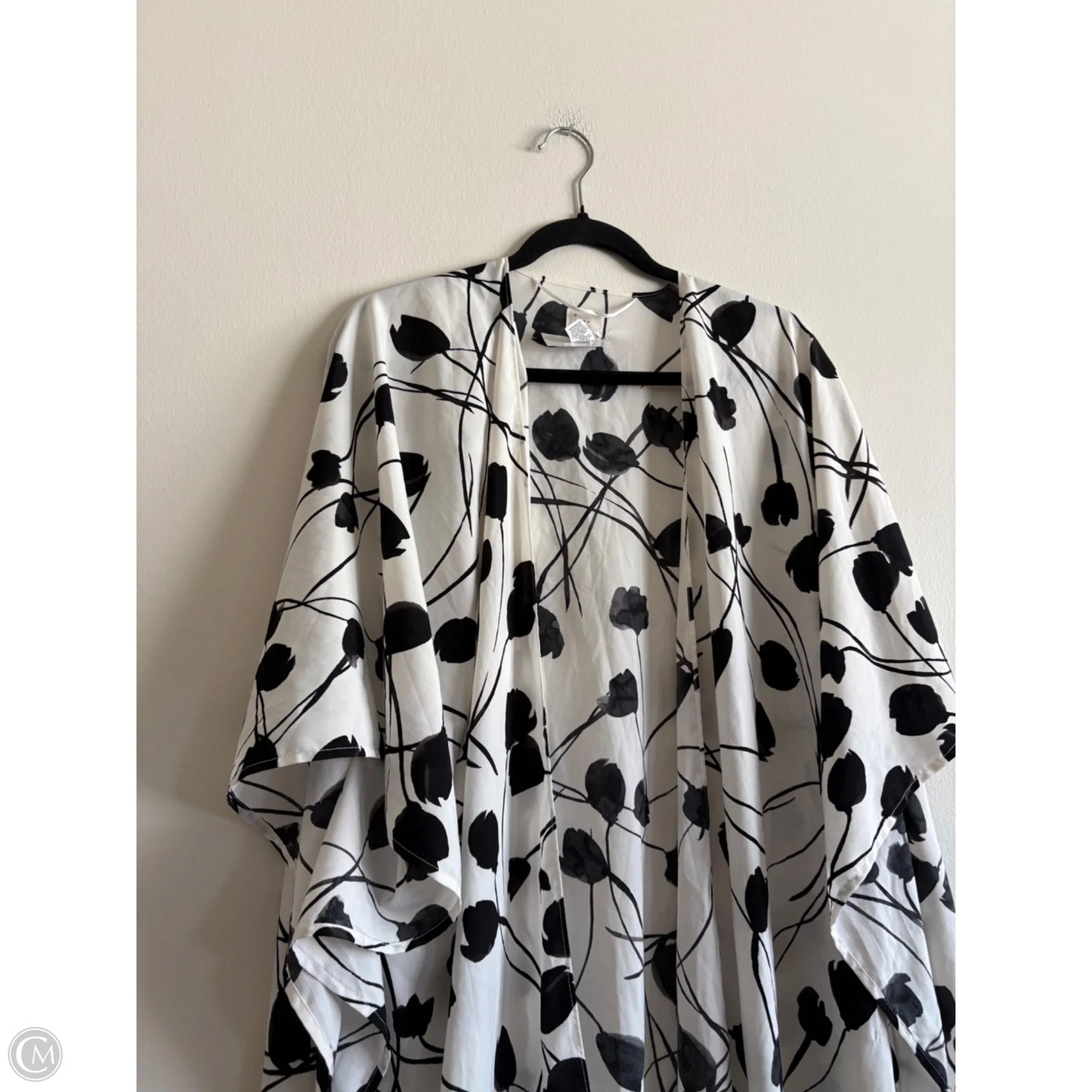 Kimono By A New Day In Black & White, Size: Osfm