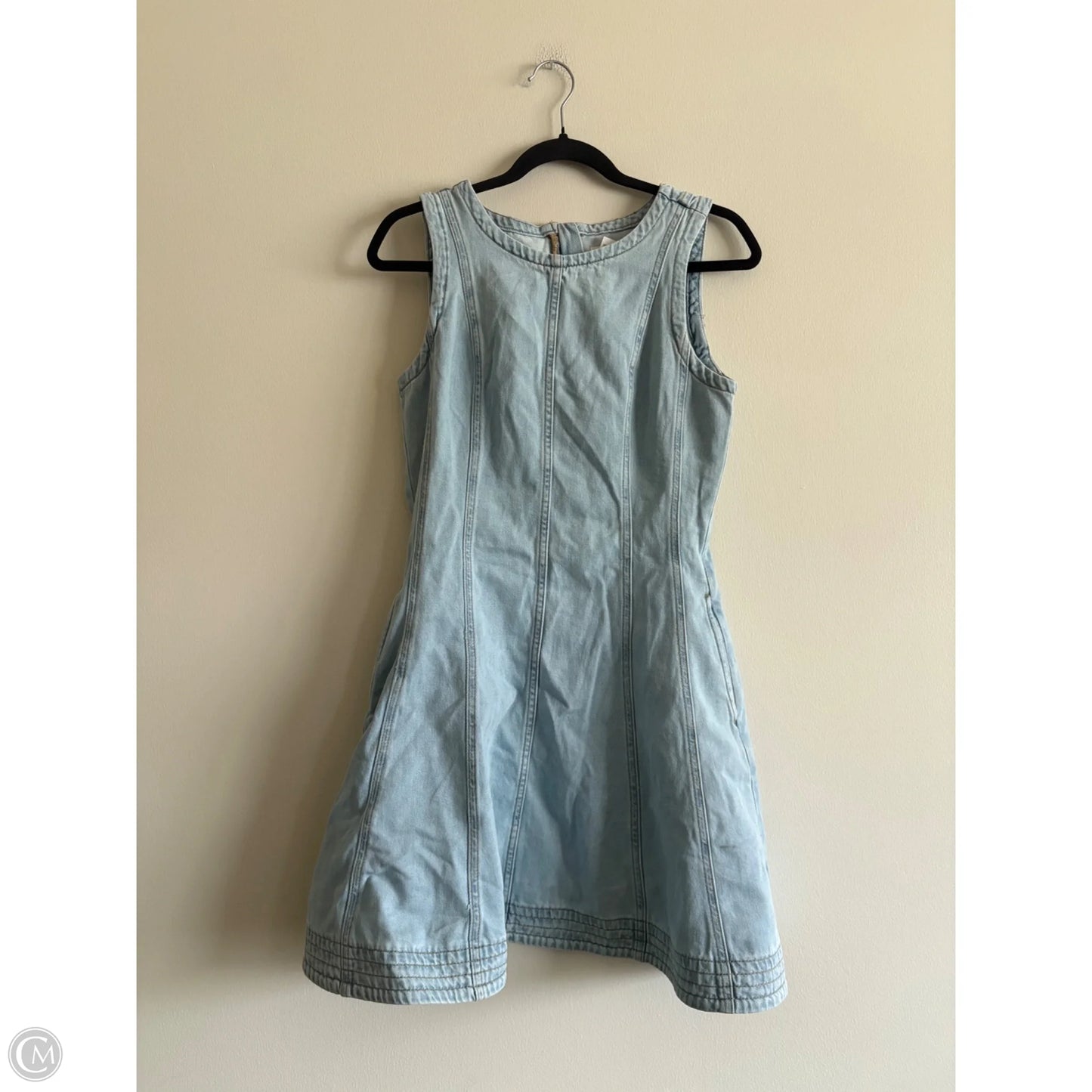 Dress Casual Midi By Free Assembly In Blue, Size: S