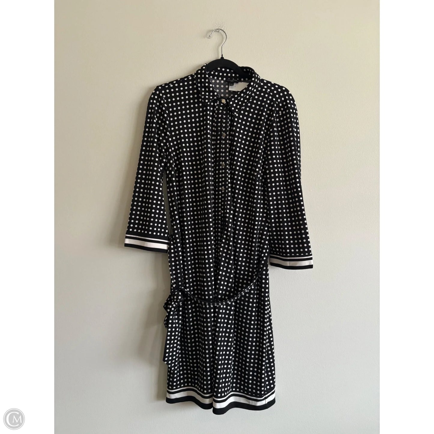 Dress Work By Talbots In Polkadot Pattern, Size: Lp