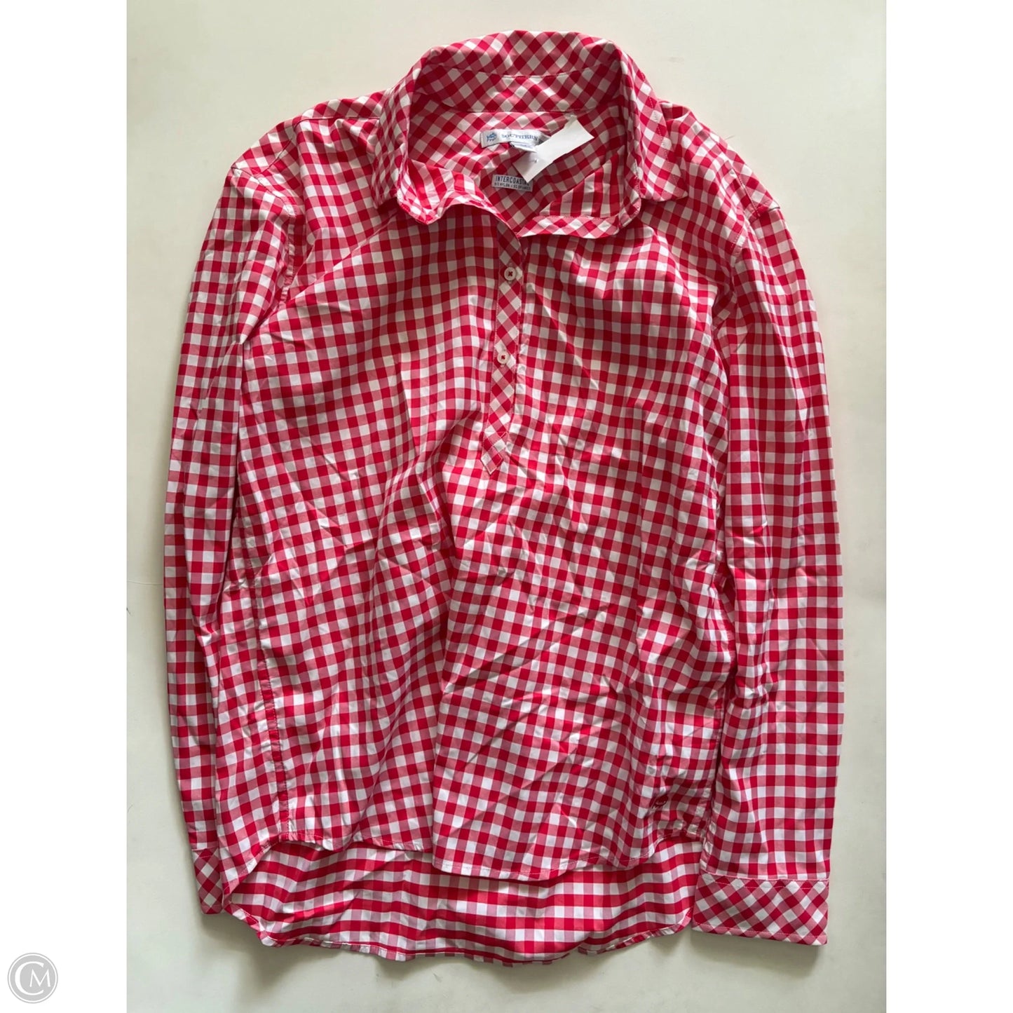 Top Long Sleeve By Southern Tide In Red, Size: M