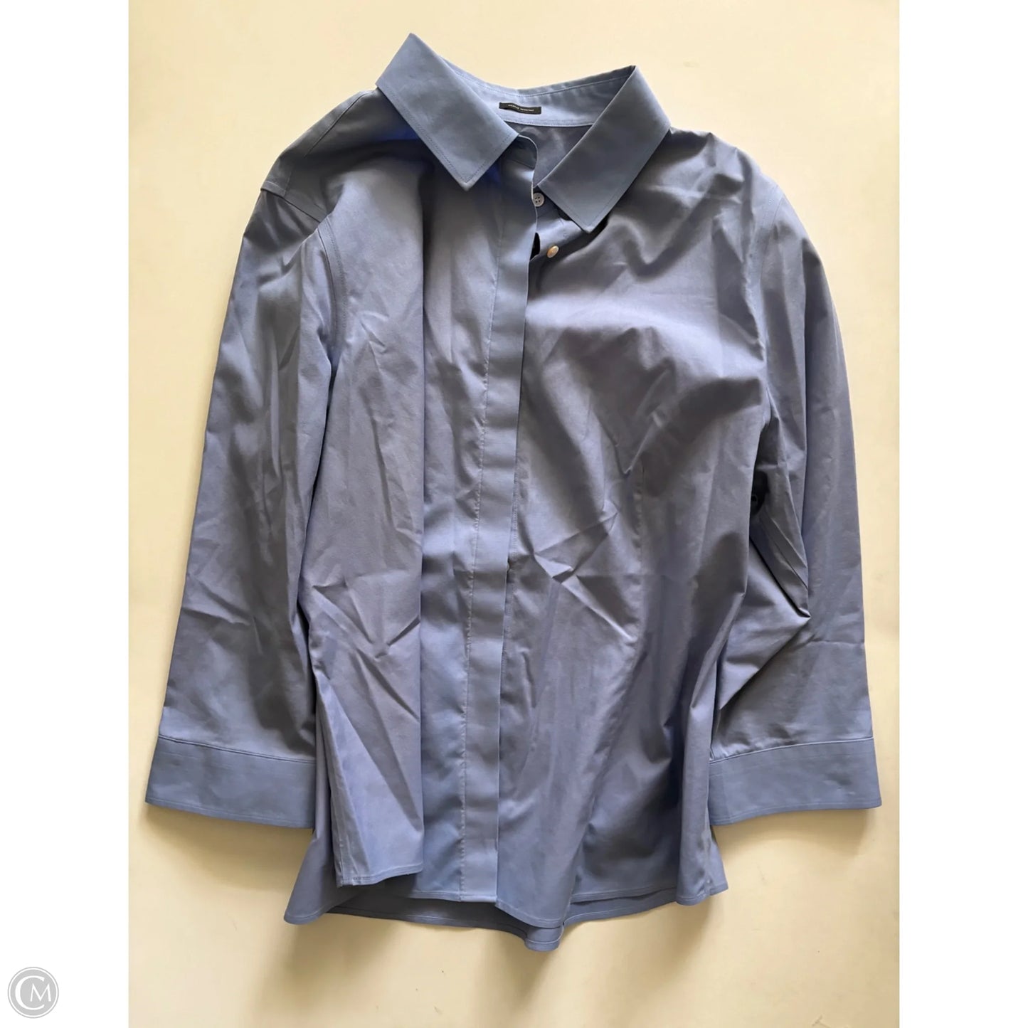 Top Long Sleeve By Talbots In Blue, Size: 16