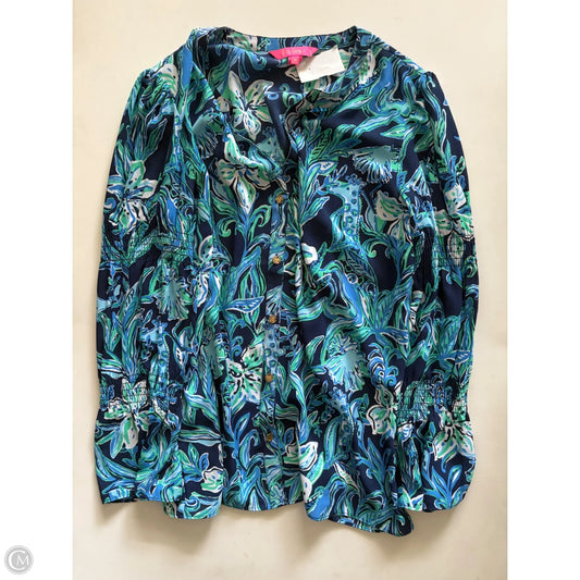 Blouse Designer By Lilly Pulitzer In Multi-colored, Size: M