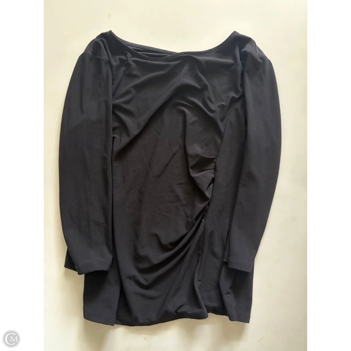 Top Long Sleeve By Talbots In Black, Size: Mp
