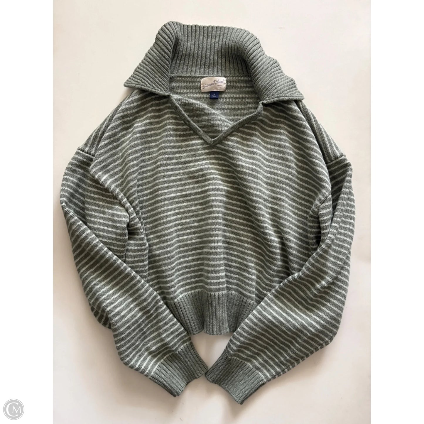 Sweater By Universal Thread In Striped Pattern, Size: Xl