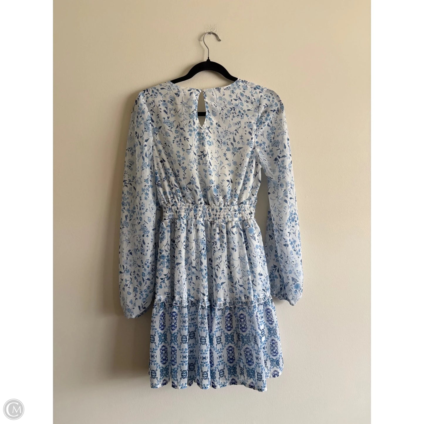Dress Casual Midi By Japna In Blue, Size: L