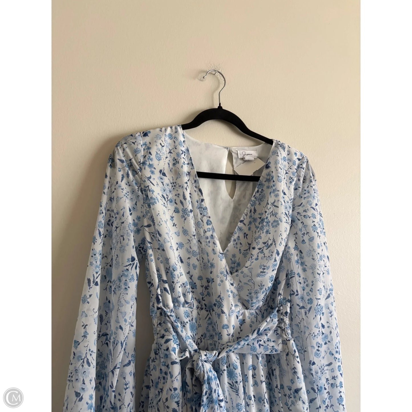 Dress Casual Midi By Japna In Blue, Size: L