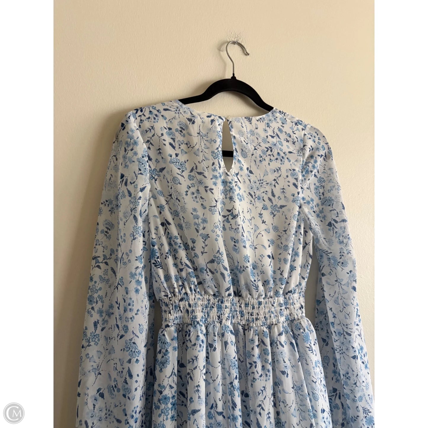 Dress Casual Midi By Japna In Blue, Size: L