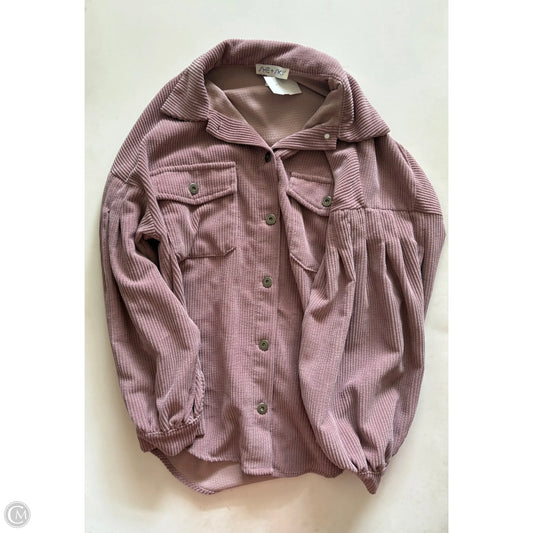 Jacket Fleece By She + Sky In Pink, Size: S