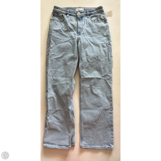 Jeans Wide Leg By Abercrombie And Fitch In Blue, Size: 6p