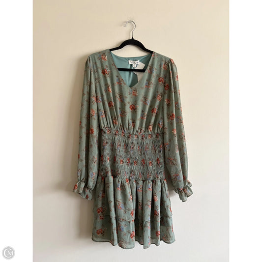 Dress Casual Midi By She + Sky In Green, Size: M