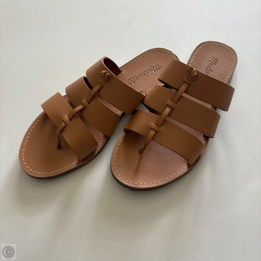 Sandals Flats By Madewell In Brown, Size: 6