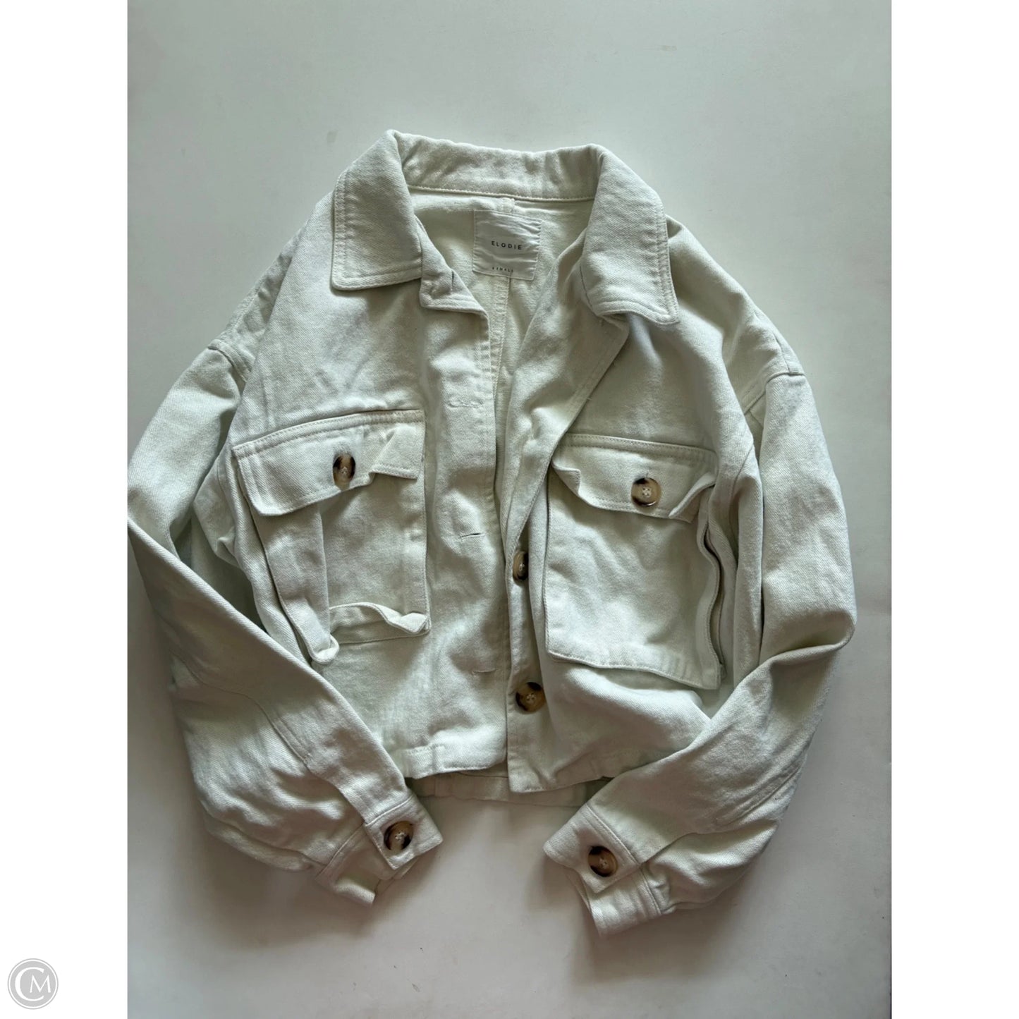 Jacket Moto By Elodie In Cream, Size: Xs