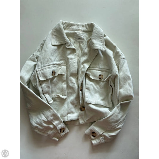 Jacket Moto By Elodie In Cream, Size: Xs