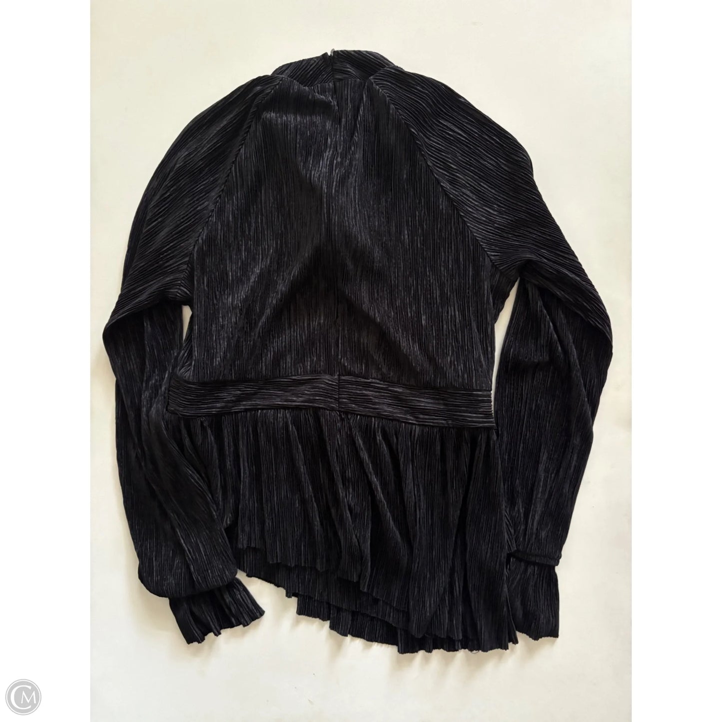 Blouse Long Sleeve By Express In Black, Size: S
