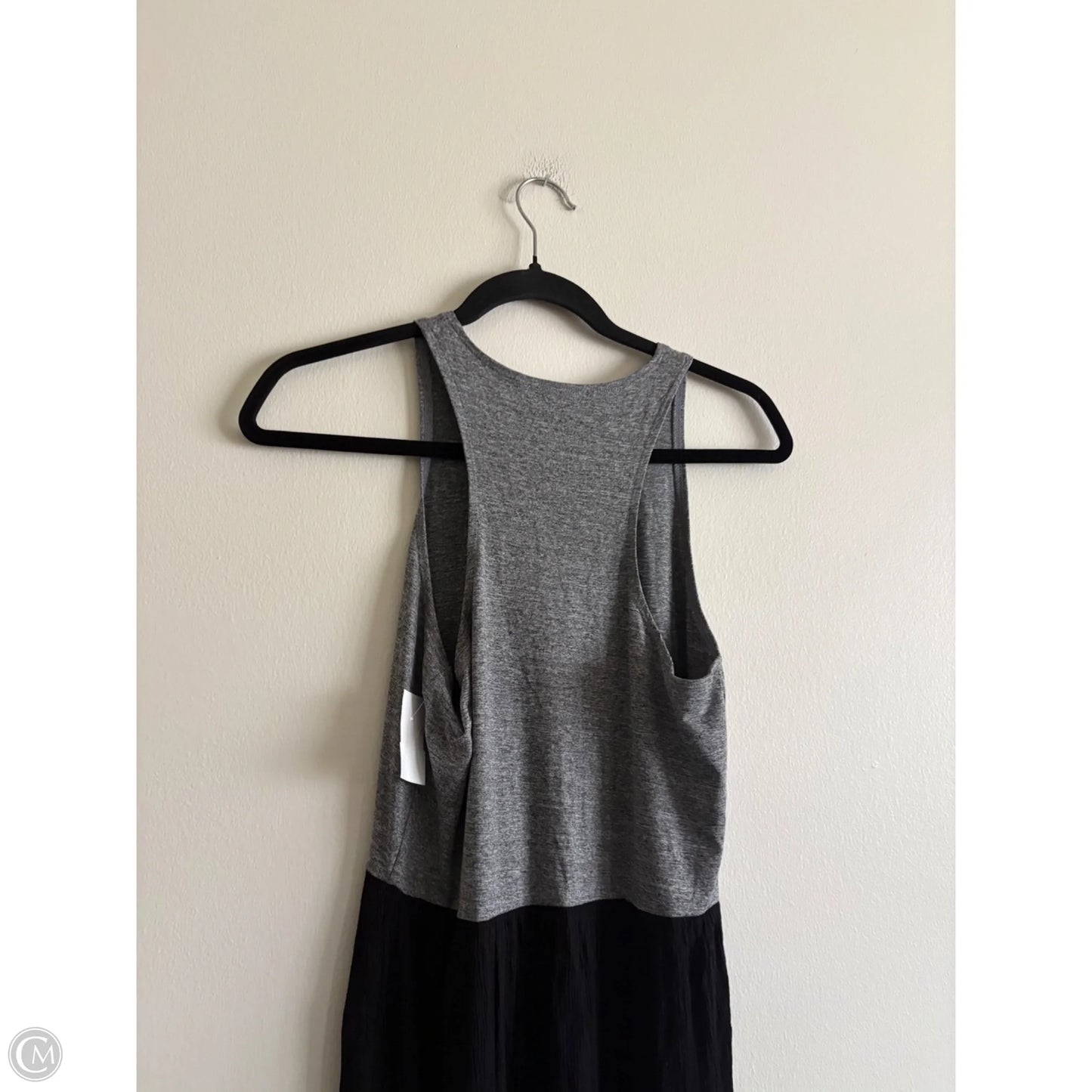Dress Casual Maxi By Loft In Grey, Size: M