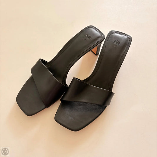 Shoes Heels Block By H&m In Black, Size: 7.5