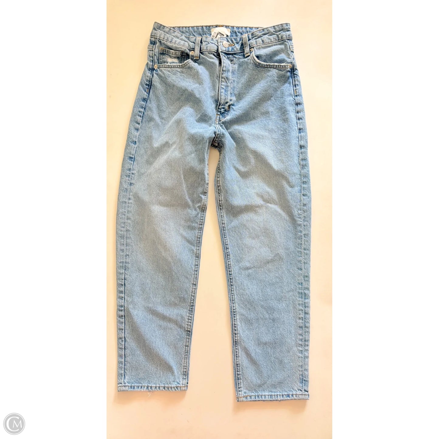 Jeans Straight By H&m In Blue, Size: 6
