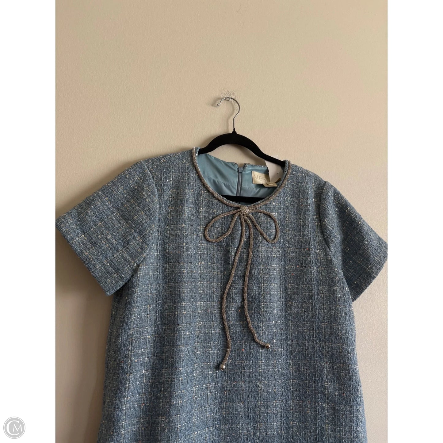 Dress Party Midi By Mestiza In Blue, Size: 12