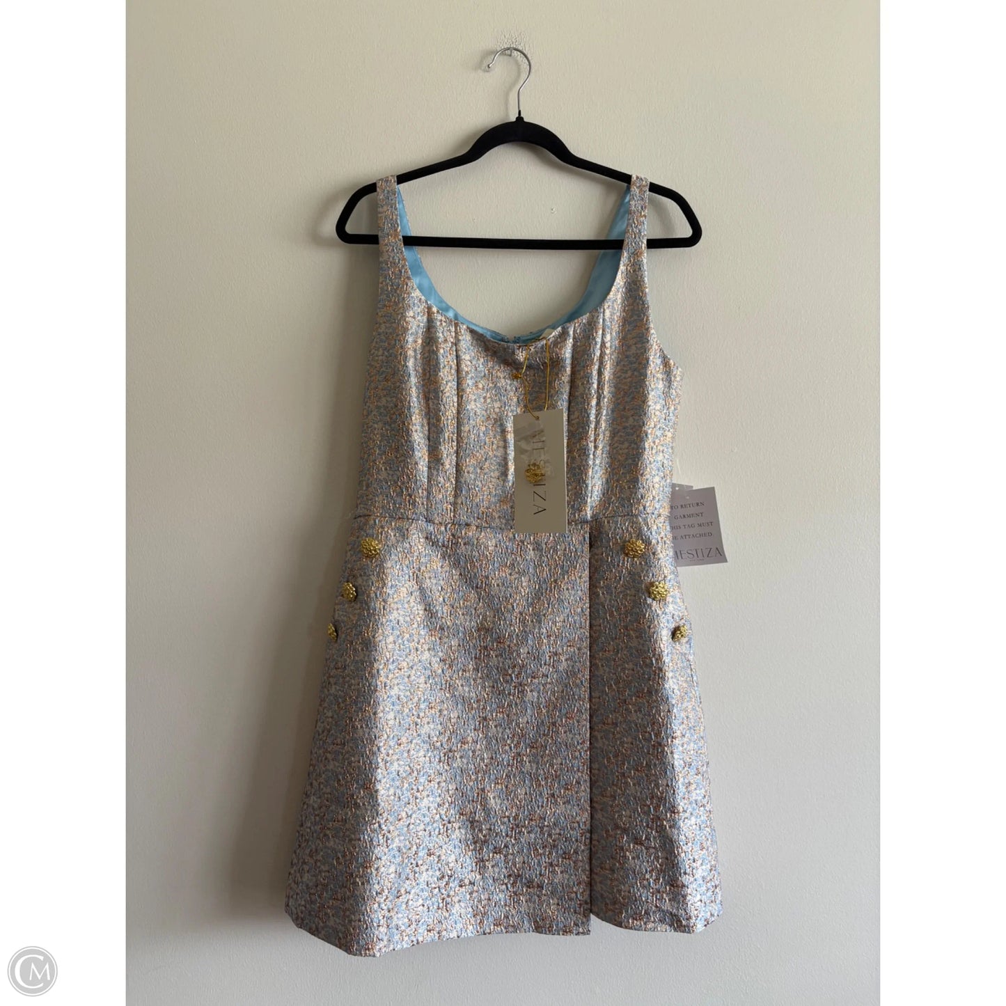 Dress Party Midi By Mestiza In Blue, Size: 14