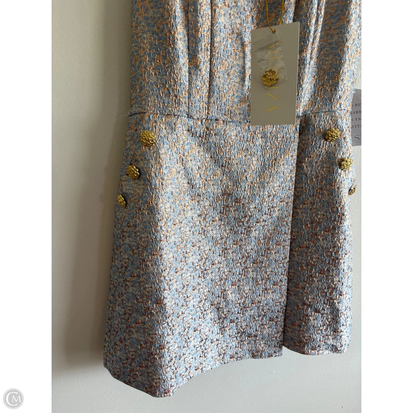 Dress Party Midi By Mestiza In Blue, Size: 14