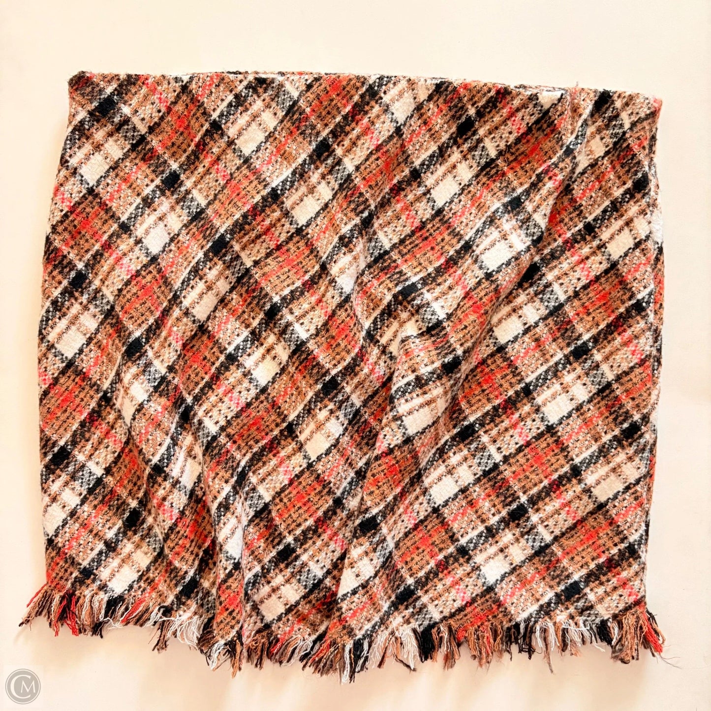 Skirt Mini & Short By Gilli In Plaid Pattern, Size: 1x