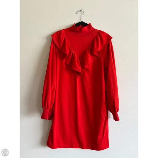 Dress Work By Who What Wear In Red, Size: M