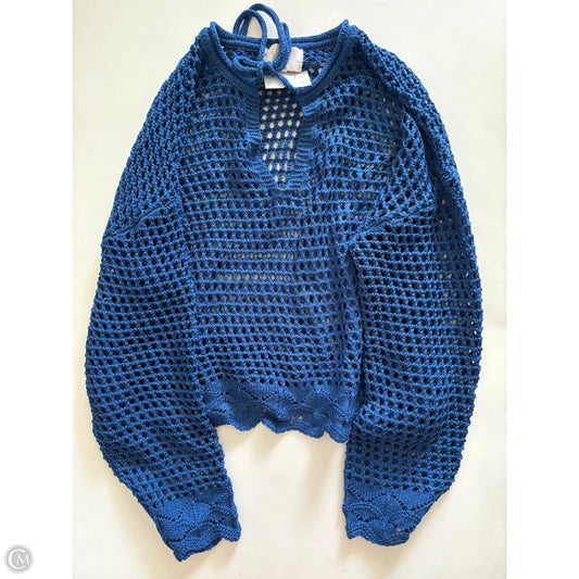Sweater By Audrey In Blue, Size: M