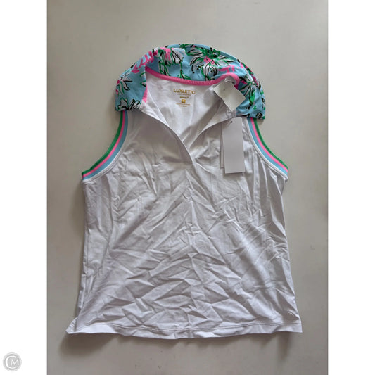 Top Sleeveless Designer By Lilly Pulitzer In White, Size: S