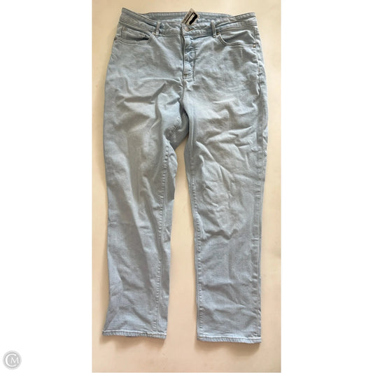 Jeans Straight By Loft In Blue, Size: 12