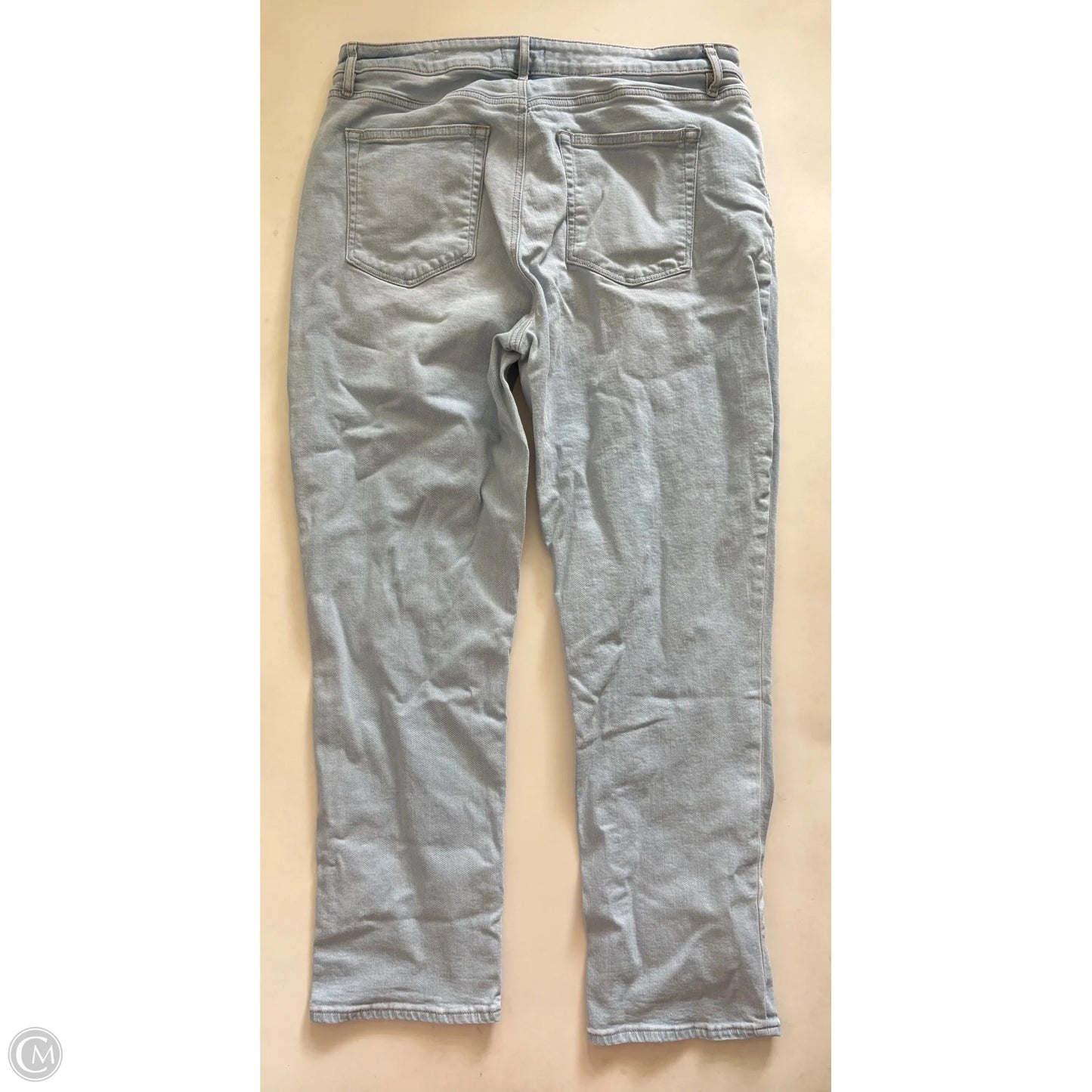 Jeans Straight By Loft In Blue, Size: 12