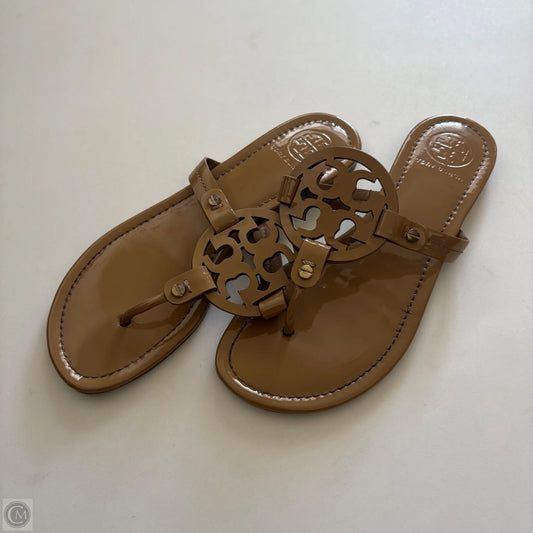 Sandals Designer By Tory Burch In Brown, Size: 7