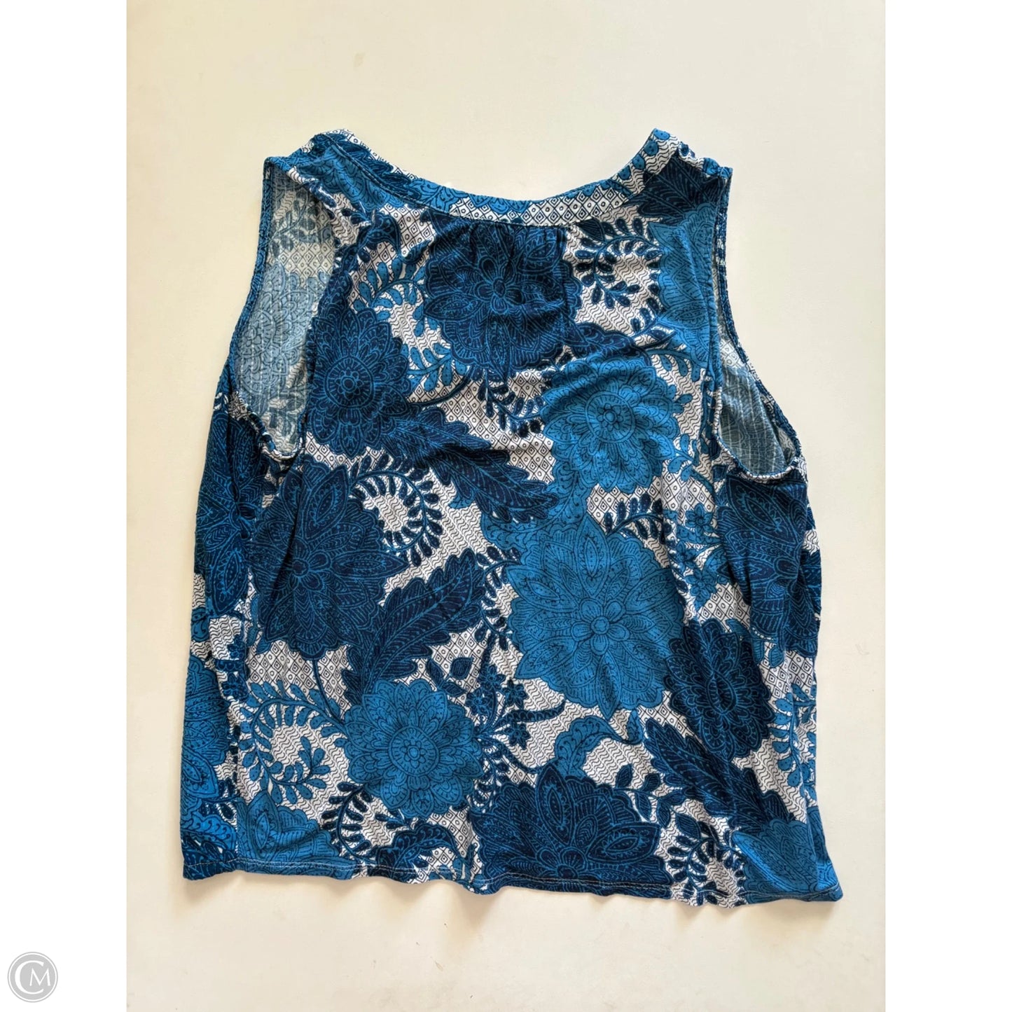 Top Sleeveless By Loft In Blue, Size: Lp