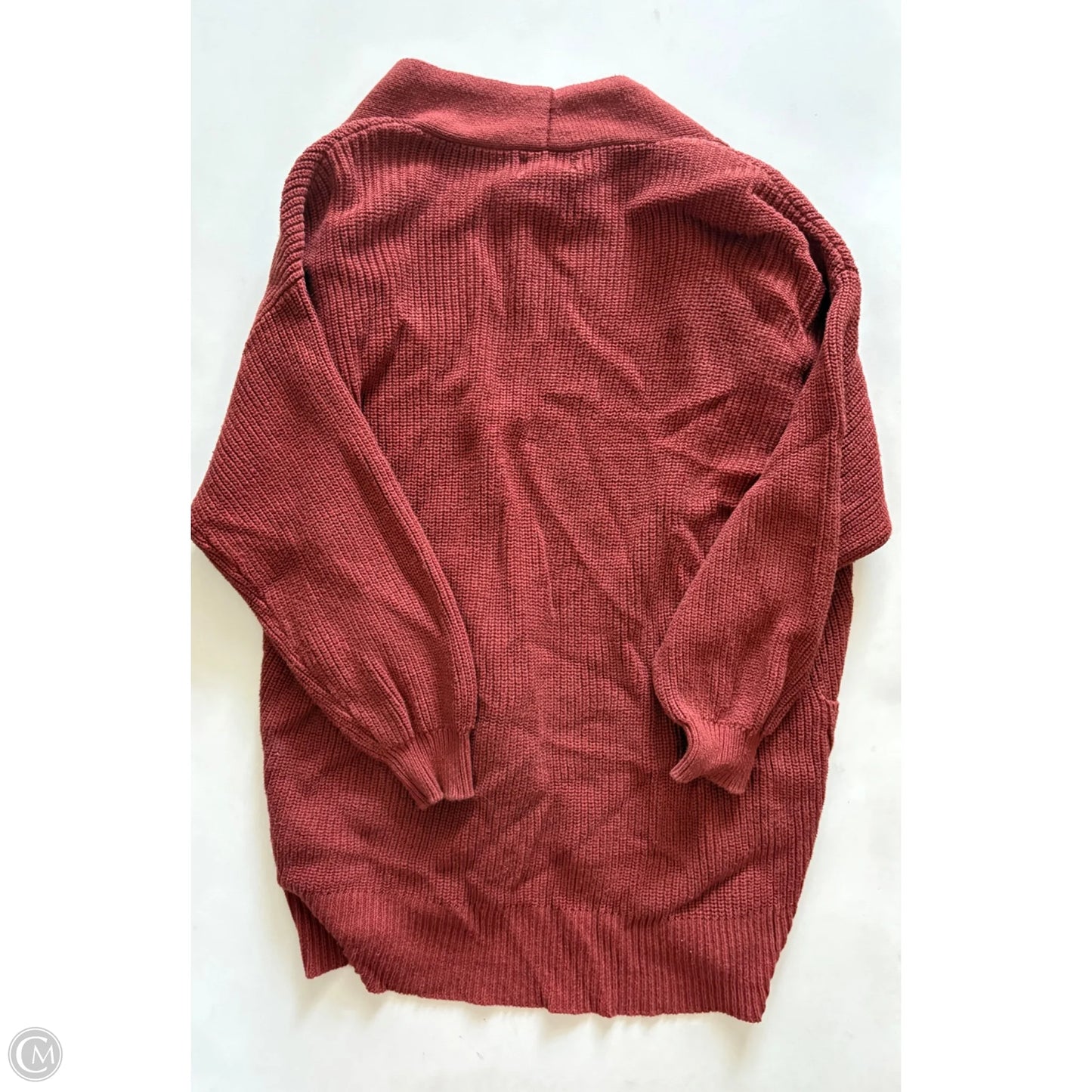 Sweater Cardigan By Universal Thread In Brown, Size: M